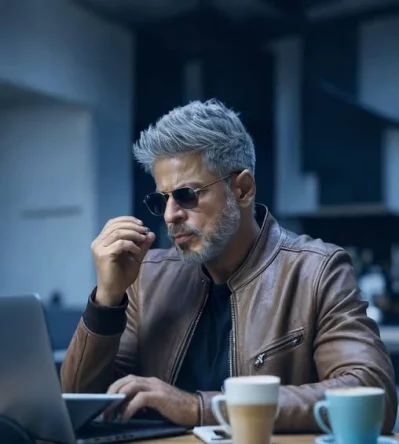 &lsquo;কিং&rsquo; সিনেমায় শাহরুখ খানের &lsquo;লুক&rsquo;। ছবি: ইনস্টাগ্রাম