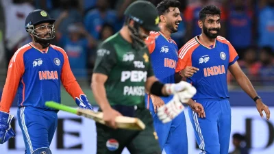 ক্রিকেট খেলায় আবারও পাকিস্তানের বিপক্ষে ভারতের একক জয়
