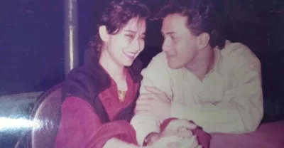 স্ত্রী সামিরার সঙ্গে সালমান শাহ। ছবি: সংগৃহীত