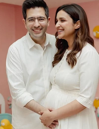 বেবি বাম্পের ছবি প্রকাশ করে নতুন অতিথি আগমনের সুখবর দিলেন পরিণীতি ও রাঘব। ছবি: সংগৃহীত