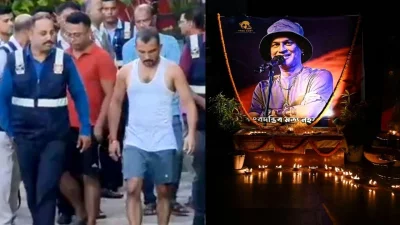 সংগীতশিল্পী জুবিন গার্গের মৃত্যুতে ড্রামার শেখরজ্যোতি গোস্বামীকে গ্রেপ্তার করেছে আসাম পুলিশের স্পেশাল ইনভেস্টিগেশন টিম। ছবি: সংগৃহীত
