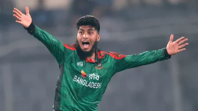 মিরপুরে ফিরে রিশাদের ঘূর্ণিতে বাংলাদেশের বিশাল জয়