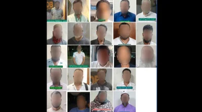 বিভিন্ন এলাকায় পৃথক সময় ও স্থানে অভিযান পরিচালনা করে মোট ২৫ জনকে গ্রেপ্তার করা হয়
