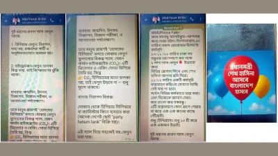 আওয়ামী লীগের গ্রুপ চ্যাটিংয়ের ছবি