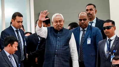 নবনির্বাচিত বিহারের মুখ্যমন্ত্রী নীতীশ কুমার। ছবি: দ্য হিন্দু