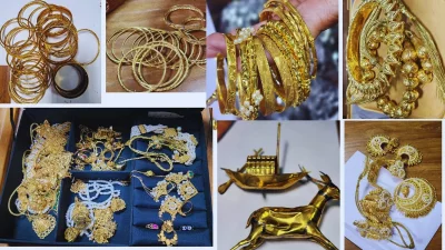শেখ হাসিনা পরিবারের ৮৩২ ভরি সোনার ছবি