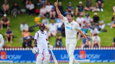 ওয়েস্ট ইন্ডিজকে ৯ উইকেটে হারিয়েছে নিউজিল্যান্ড