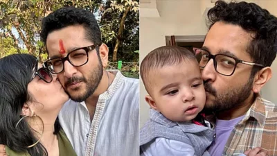 স্ত্রী ও ছেলের সঙ্গে পরম