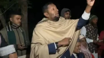 জামায়াতে ইসলামীর মনোনীত প্রার্থী ফয়জুল হক। ভিডিও থেকে নেওয়া ছবি