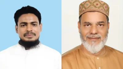 রংপুর-৪ আসনে এনসিপির প্রার্থী আখতার হোসেন ও বিএনপির প্রার্থী এমদাদুল হক ভরসা