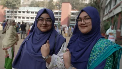 নির্বাচন নিয়ে বেশ আগ্রহ ছিল নতুন প্রজন্মের 