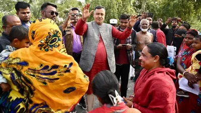 খুলনায় জামায়াতে ইসলামীর প্রার্থী হয়েছিলেন হিন্দু ধর্মাবলম্বী কৃষ্ণ নন্দী। নির্বাচনে তিনি অবশ্য পরাজিত হয়েছেন - ফাইল ছবি