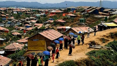 বাংলাদেশের কক্সবাজারে রোহিঙ্গা শিবির