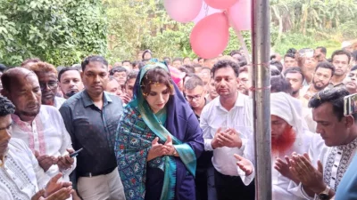 ফরিদপুরের সালথা প্রেসক্লাবের নবনির্মিত ভবন উদ্বোধন করনে পররাষ্ট্র প্রতিমন্ত্রী।