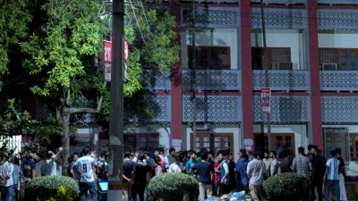 রাজশাহী বিশ্ববিদ্যালয়ে সংঘর্ষ।