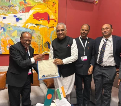 ভারতের পরিবেশমন্ত্রীর সাথে বৈঠক