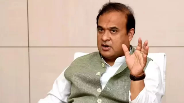 আসামের মুখ্যমন্ত্রী হিমন্ত বিশ্ব শর্মা.