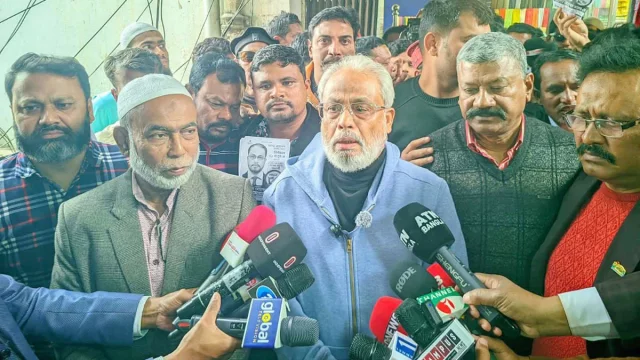 জাতীয় পার্টির চেয়ারম্যান গোলাম মোহাম্মদ কাদের