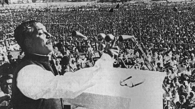 ৭ই মার্চের ভাষণ: ঐতিহাসিক রাজনৈতিক যাত্রার এক আবেগময় প্রক্ষেপণ