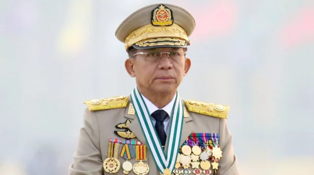 মিয়ানমারে ভারপ্রাপ্ত প্রেসিডেন্টের দায়িত্বে সেনাপ্রধান মিন অং হ্লাইং