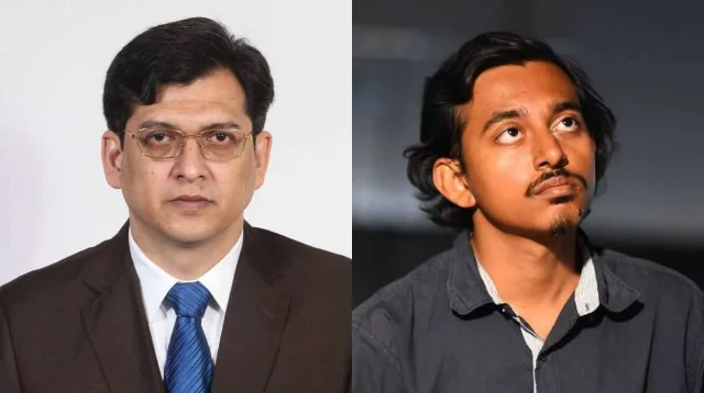 ছবি:বিএনপির স্থায়ী কমিটির সদস্য সালাহউদ্দিন আহমেদ ও বৈষম্যবিরোধী ছাত্র আন্দোলনের সদস্য সচিব আরিফ সোহেল ।