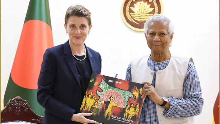 প্রধান উপদেষ্টা ড. মুহাম্মদ ইউনূসের সঙ্গে বৈঠকে বাংলাদেশে নিযুক্ত জাতিসংঘের আবাসিক সমন্বয়ক গোয়েন লুইস