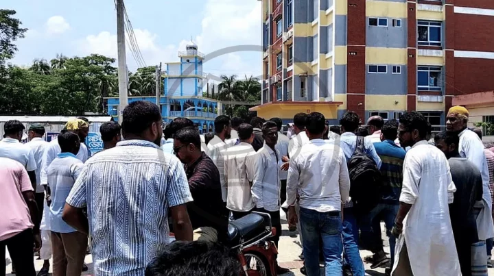 ভোলায় বিক্ষোভ প্রদর্শন করেছে জাতীয়তাবাদী ছাত্রদল ও যুবদলের নেতাকর্মীরা। সংগৃহীত
