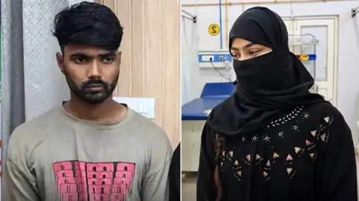 অভিযুক্ত আরিবা ও তার প্রেমিক আরশাদ ওয়ারসি।