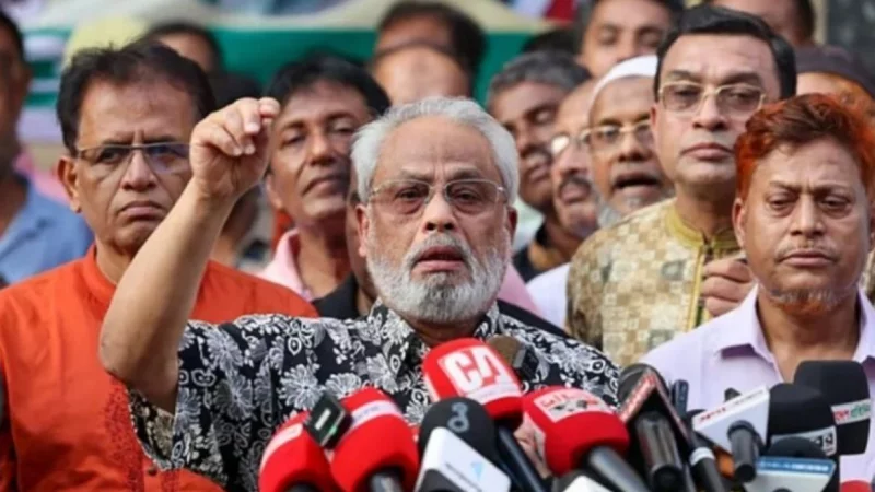 কিছু না জেনে 'হ্যাঁ'তে ভোট দিলে দেশ ধ্বংস হয়ে যাবে: জি এম কাদের