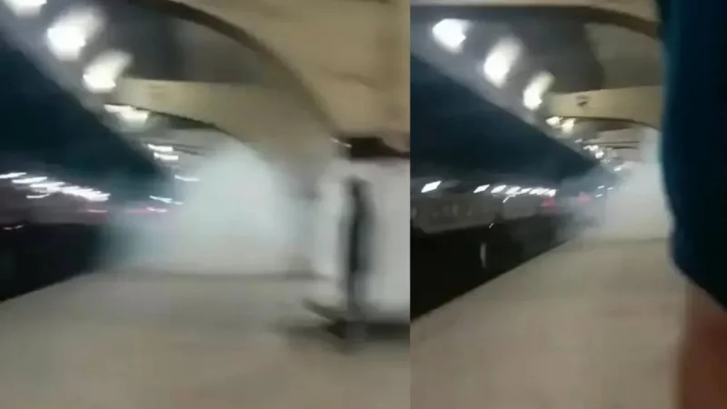 কমলাপুর রেল স্টেশনের প্ল্যাটফর্মে ককটেল বিস্ফোরণ