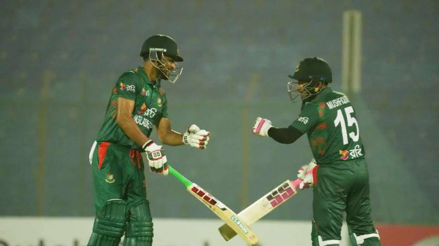 শান্তর সেঞ্চুরিতে বড় জয় বাংলাদেশের