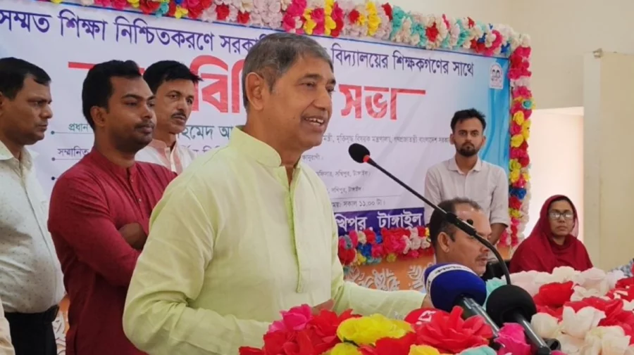 মুক্তিযুদ্ধ বিষয়কমন্ত্রী অ্যাডভোকেট আহমেদ আযম খান